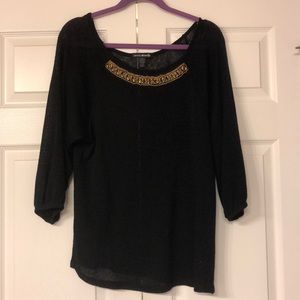 Lightweight black sweater
